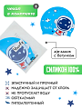 Детская силиконовая шапочка для плавания синяя