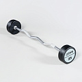 Набор изогнутых полиуретановых штанг (шаг 5 кг, 5 шт) PROFI-FIT 35-55 кг