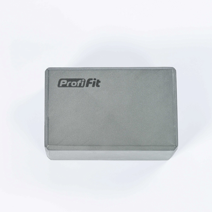 Блок для йоги (серый) PROFI-FIT