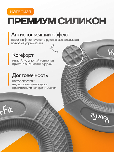 Круглый кистевой эспандер 25–30