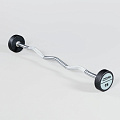 Набор изогнутых полиуретановых штанг (шаг 5 кг, 5 шт) PROFI-FIT 10-30 кг