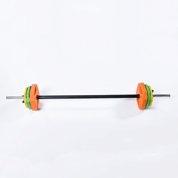 Штанга для аэробики и комплект дисков Прогресс (1,25-2,5-5 кг) PROFI-FIT
