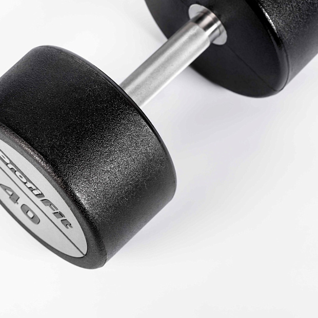 Гантельный ряд полиуретановый (шаг 2,5 кг, 5 пар) PROFI-FIT 40-50 кг