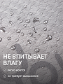 Коврик для йоги и фитнеса TPE 6 мм серый