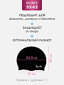 Тканевая шапочка для плавания чёрная