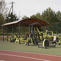 P-5020 Навес для тренажеров теневой (каркас) 6300х4800х3100 ZAVODSPORTA