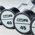 Набор изогнутых полиуретановых штанг (шаг 5 кг, 5 шт) PROFI-FIT 35-55 кг
