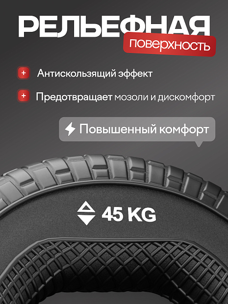 Круглый кистевой эспандер 45–50 кг