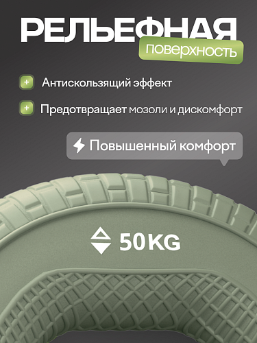 Круглый кистевой эспандер 50–60 кг