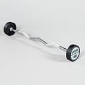 Набор изогнутых полиуретановых штанг (шаг 5 кг, 5 шт) PROFI-FIT 10-30 кг