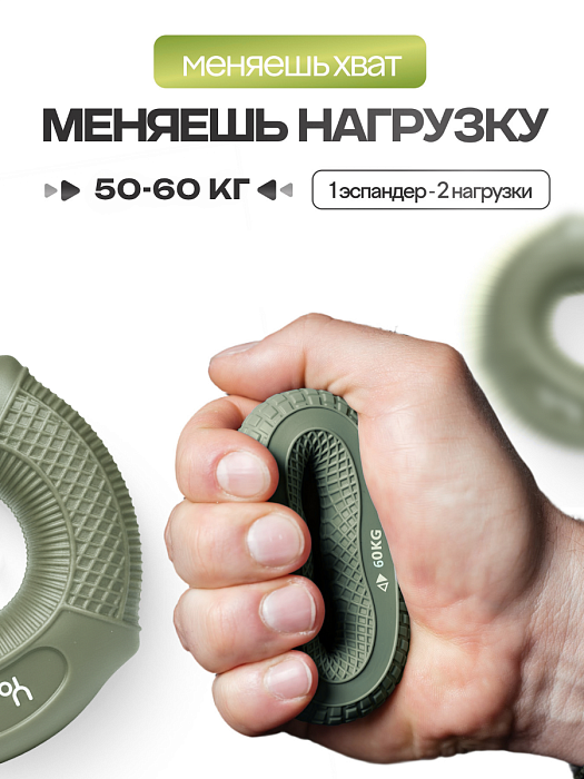 Круглый кистевой эспандер 50–60
