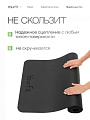 Каучуковый коврик для фитнеса и йоги 5 мм черный