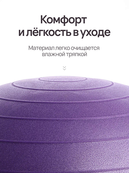 Фитбол фиолетовый 65