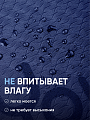 Коврик для йоги и фитнеса TPE 6 мм синий