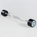 Набор изогнутых полиуретановых штанг (шаг 5 кг, 5 шт) PROFI-FIT 35-55 кг