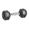 Гантель гексагональная обрезиненная PROFI-FIT  6 кг