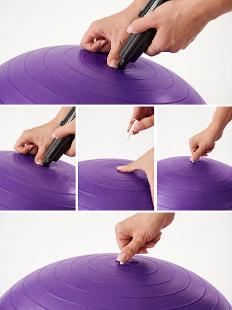 Фитбол фиолетовый 75