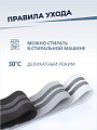 Набор тканевых резинок для фитнеса черного цвета