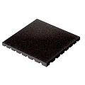 Плитка резиновая (черный Грунт) 1000x1000x30 мм PROFI-FIT