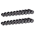 Гантельный ряд профессиональный (шаг 2,5 кг, 10 пар) PROFI-FIT 2,5-25 кг