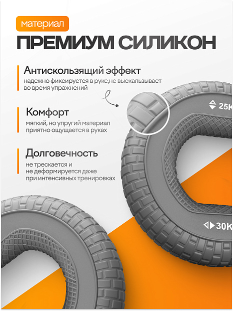 Круглый кистевой эспандер 25–30