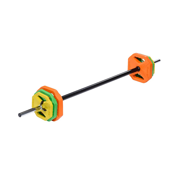 Штанга для аэробики и комплект дисков Прогресс (1,25-2,5-5 кг) PROFI-FIT