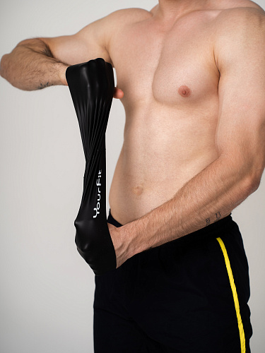 Силикновая шапочка для плавания чёрная