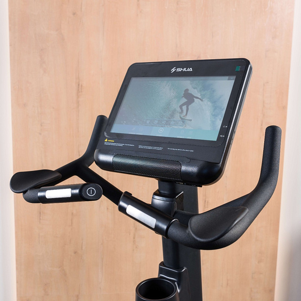 SH-B9100UT Велотренажер вертикальный (Android-дисплей, 15,6") SHUA