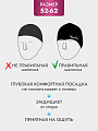 Тканевая шапочка для плавания чёрная