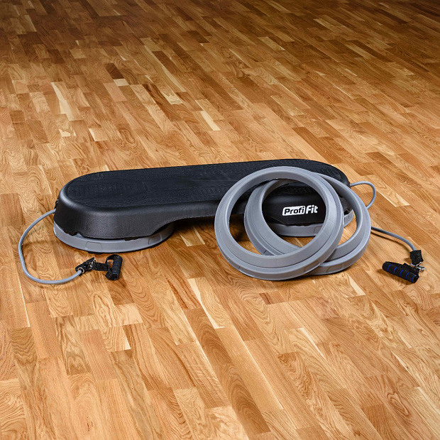 Степ-платформа с эспандерами PROFI-FIT