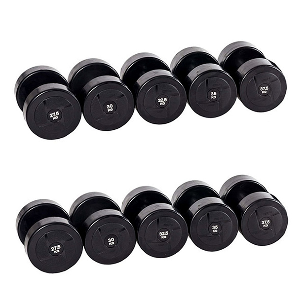 Гантельный ряд силовой (шаг 2,5 кг, 5 пар) PROFI-FIT 27,5-37,5 кг