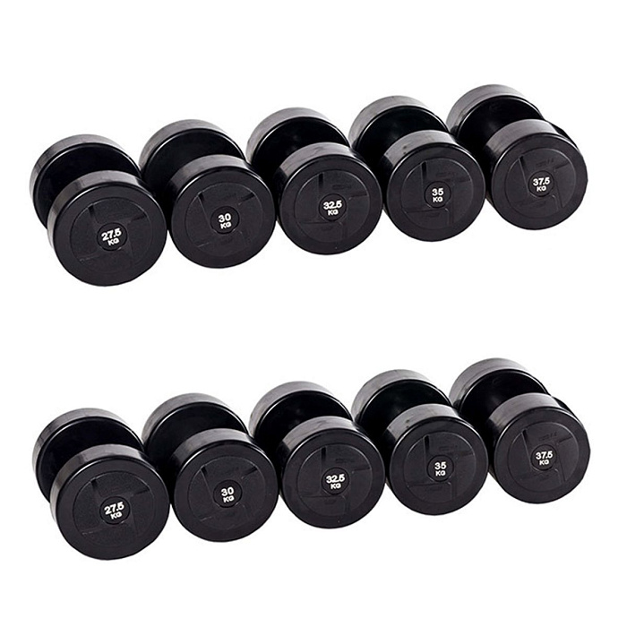 Гантельный ряд силовой (шаг 2,5 кг, 5 пар) PROFI-FIT 27,5-37,5 кг