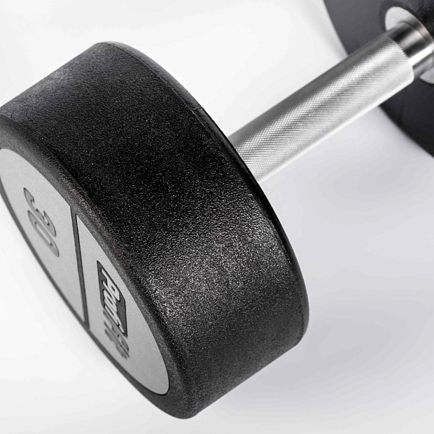 Гантельный ряд полиуретановый (шаг 2,5 кг, 5 пар) PROFI-FIT 27,5-37,5 кг