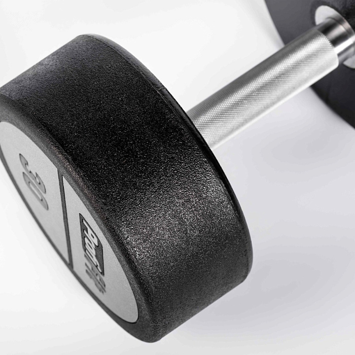 Гантельный ряд полиуретановый (шаг 2,5 кг, 5 пар) PROFI-FIT 27,5-37,5 кг