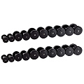 Гантельный ряд силовой (шаг 2,5 кг, 10 пар) PROFI-FIT 2,5-25 кг