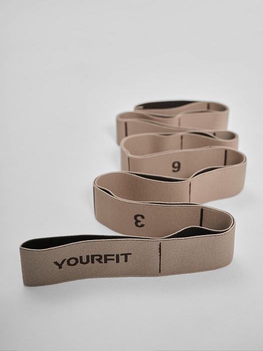 Резина для растяжки бежевые Yourfit