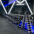 Гантельный ряд полиуретановый (шаг 2,5 кг, 5 пар) PROFI-FIT 27,5-37,5 кг