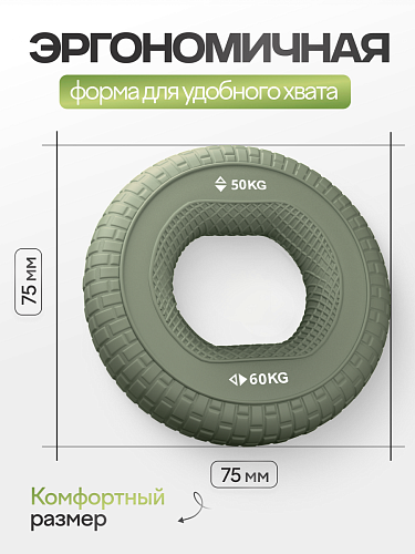 Круглый кистевой эспандер 50–60 кг