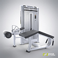 E7001A Сгибание ног лежа. Стек 110 кг
