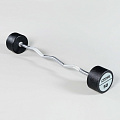Набор изогнутых полиуретановых штанг (шаг 5 кг, 5 шт) PROFI-FIT 35-55 кг