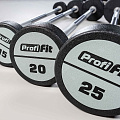 Набор прямых полиуретановых штанг (шаг 5 кг, 5 шт) PROFI-FIT 10-30 кг