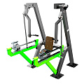 F-2812.1 Уличный тренажер Жим сидя с переменной нагрузкой ZAVODSPORTA