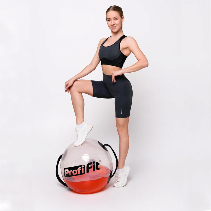 Мяч для функционального тренинга (водоналивной, D50 см) PROFI-FIT