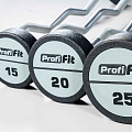Набор изогнутых полиуретановых штанг (шаг 5 кг, 5 шт) PROFI-FIT 10-30 кг