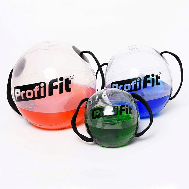 Мяч для функционального тренинга (водоналивной, D50 см) PROFI-FIT
