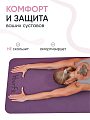 Коврик для йоги и фитнеса TPE 6 мм розовый